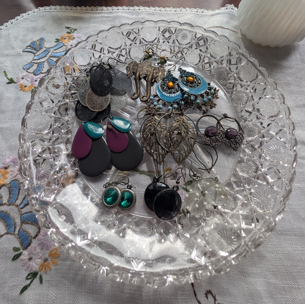 Bundle Mixed Color Earrings Set - Picture 2 of 5
